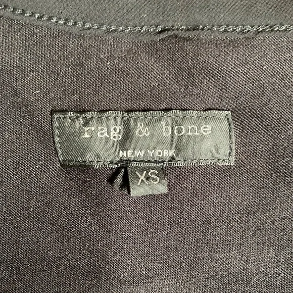 rag & bone Asymmetrical Tiered Tank Sleeveless Top in Black - Picture 6 of 10